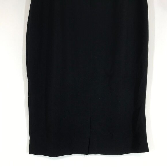 A.L.C. -WOMEN'S 0 - BLACK SEQUIN VISCOSE LINED PENCIL SKIRT - Picture 6 of 8